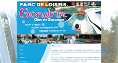 Desktop Screenshot of gondrinparcdeloisirs.com